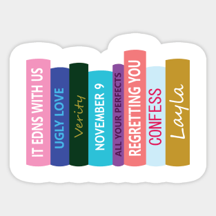 colleen hoover books Sticker